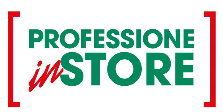 Professione InStore - logo verde e rosso